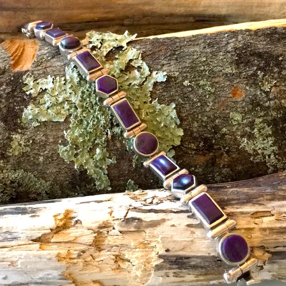 Vintage Native American Link Reversible Bracelet - Picture 10 of 16